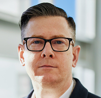 Portrét vedoucího pracovníka společnosti pro kryptoměnové obchodování generálního ředitele Alexander Hughes